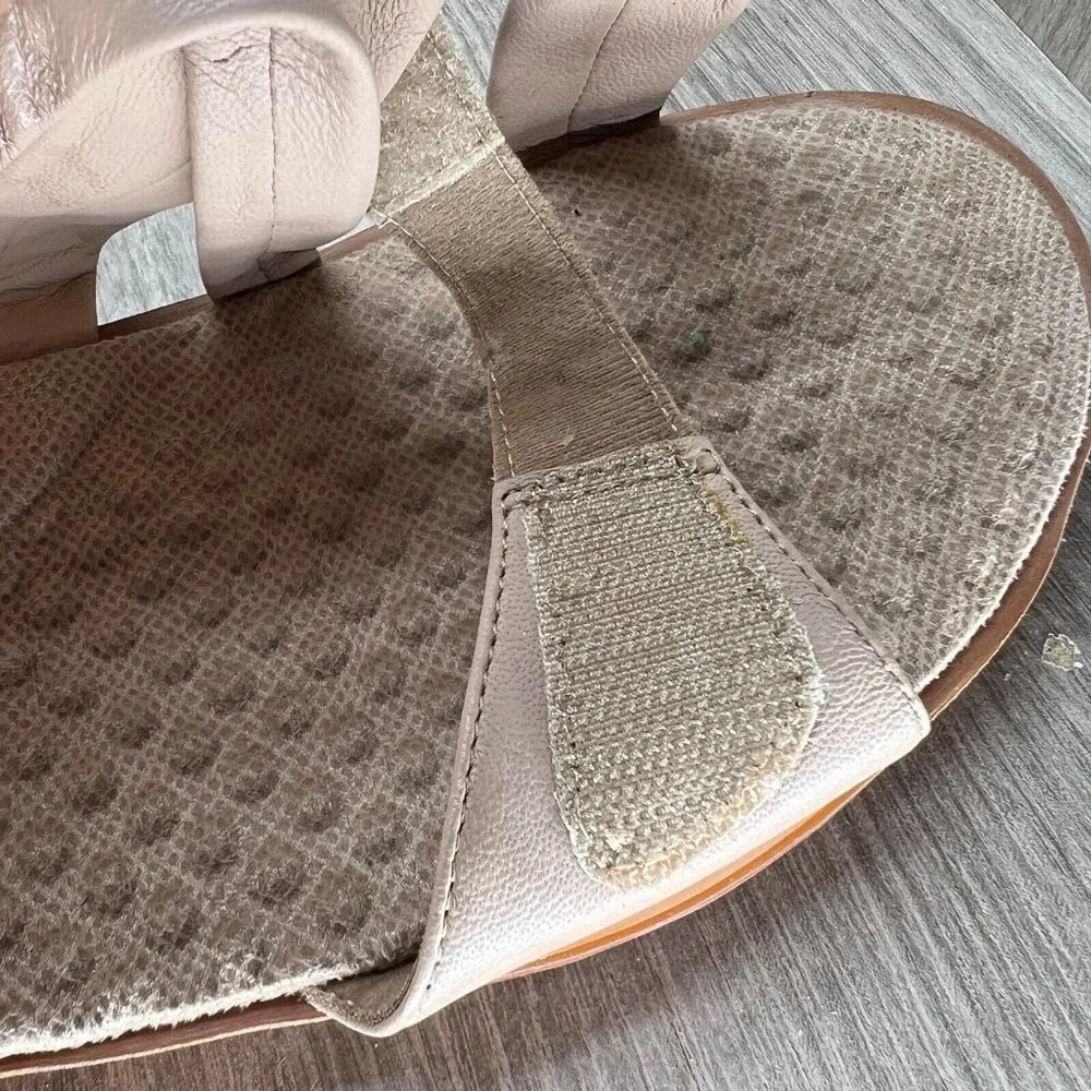 SoftWalk Sandals Womens Size 12M Del Rey Platform Comfort Strappy Leather Beige - Picture 8 of 11